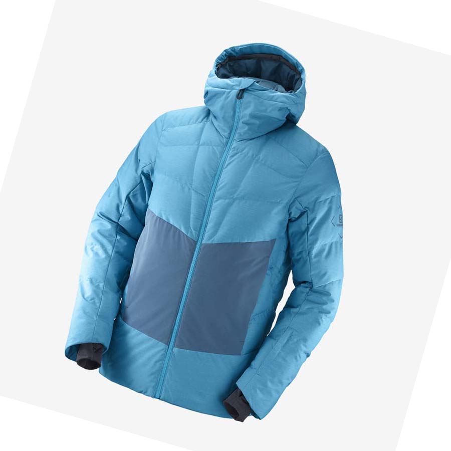 Chaquetas Salomon SNOWSHELTER INSULATED Hombre Azules | MX 3299XYU